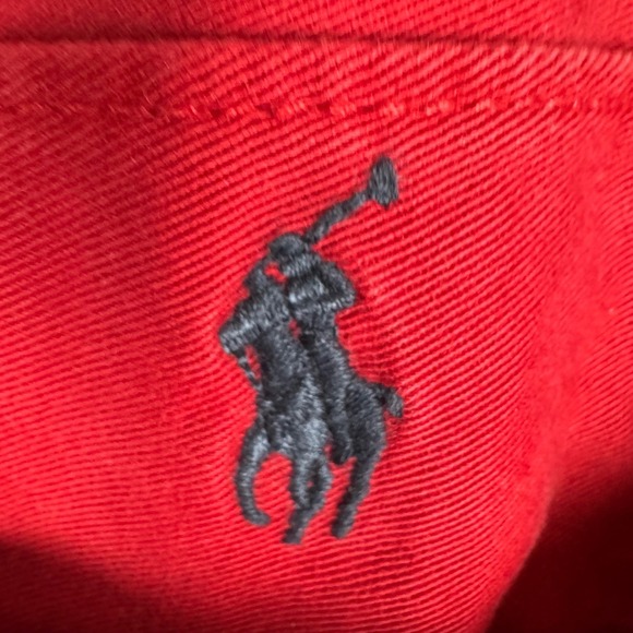 Polo Ralph Lauren Pants Red Cotton Twill Straight Leg Jeans 42x32 4856905 - Picture 8 of 10